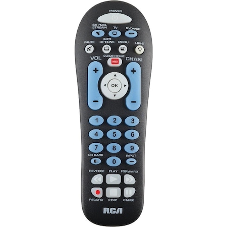Rca 3-Device Universal Black Remote Control RCR313BE